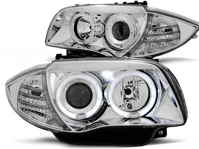 Predné svetlá BMW 1 E81/E87 Chrome AE