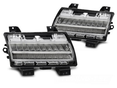 Predné smerovky Jeep Wrangler JL 18-23 Chrome Dynamic 