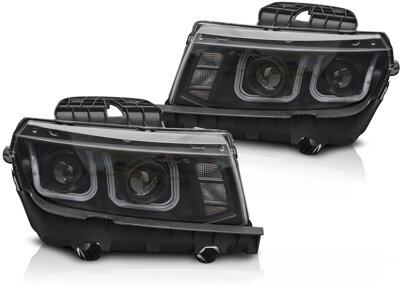 Predné svetlá Chevrolet Camaro 13-15 Black