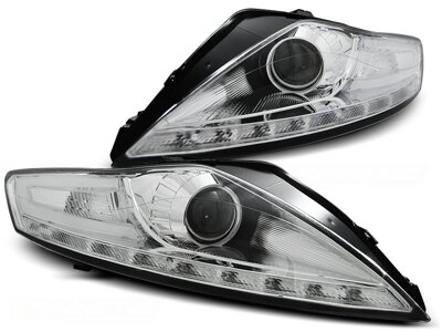 Predné svetlá Ford Mondeo 07-10 Devil Eyes Chrome Led