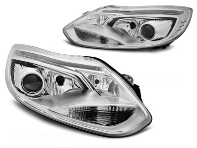 Predné svetlá Ford Focus 3 11-14 Chrome