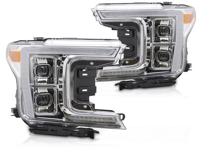Predné FULL LED svetlá Ford F150 MK13 17-20 Chrome