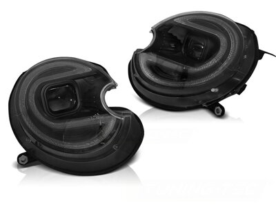 Predné svetlá Mini Cooper 06-14 Black Xenon