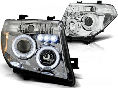 Predné svetlá Nissan Navara D40 Pathfinder AE Chrome