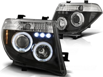 Predné svetlá Nissan Navara D40 Pathfinder AE Black