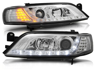 Predné svetlá Opel Vectra B 96-98 Chrome s LED smerovkami