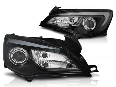 Predné svetlá Opel Astra J 10-15 Tube Light Black