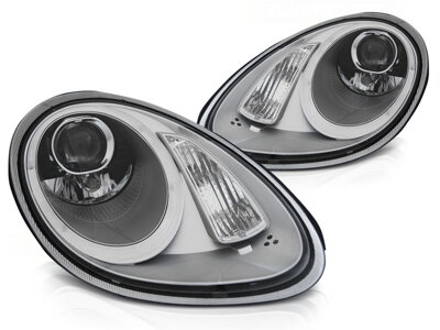 Predné svetlá Porsche Boxter Cayman 987 05-08 Xenon Silver