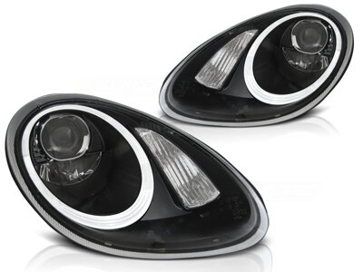 Predné svetlá Porsche Boxter Cayman 987 05-08 Xenon Black