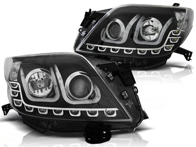 Predné svetlá Toyota Land Cruiser 150 09-13 Tube Light Black