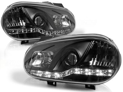 Predné svetlá VW Golf 4 DE Black
