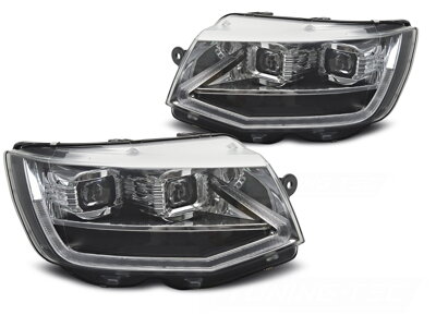 Predné Full LED svetlá VW T6 Chrome