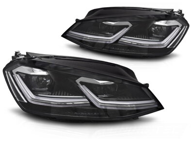Predné Full LED svetlá VW Golf 7 Silver Line