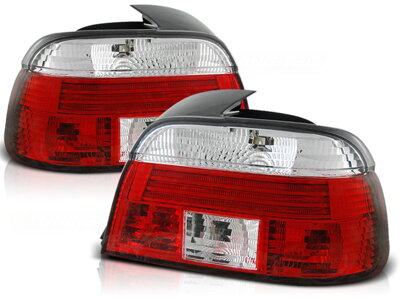 Zadné tuningové svetlá BMW E39 95-00 Clear Red