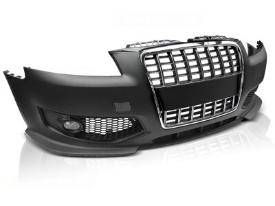 Predný tuningový nárazník Audi A3 2005-2008 S8 STYLE CHROME