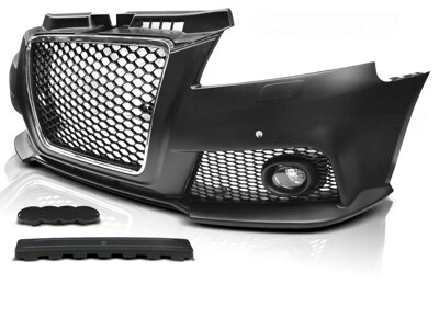 Predný nárazník Audi A3 8P 08-12 Sport Chrome Black PDC