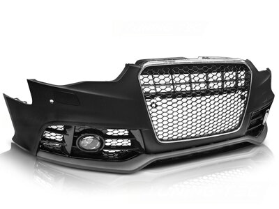 Predný nárazník Audi A5 11-16 Sport Chrome Black PDC