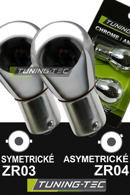 Žiarovky do smeroviek Chrome - Symetrické