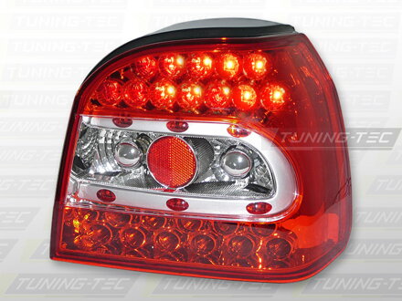 Zadné svetlá Volkswagen Golf III Clear Red LED Zadné svetlá Volkswagen Golf III Clear Red LED