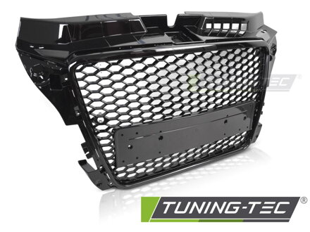 Predná maska Sport Audi A3 08-12 Glossy Black PDC