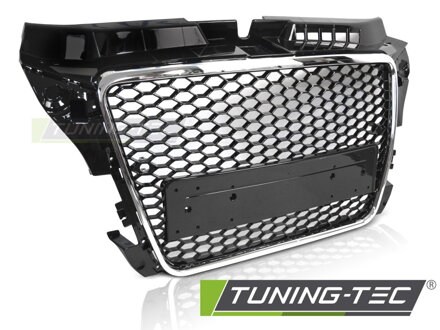 Predná maska Sport Audi A3 08-12 Black Chrome PDC