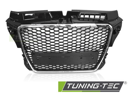 Predná maska Sport Audi A3 08-12 Black Chrome PDC