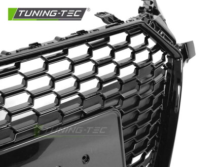 Predná maska Audi TT 8S 14-18 Glossy Black Wide PDC