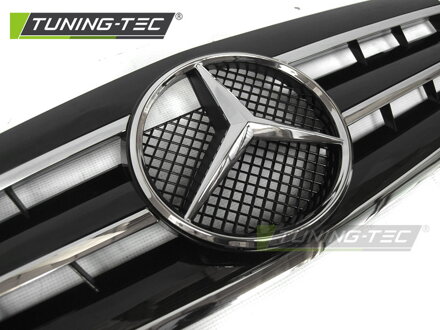 Maska Mercedes CLK W208 96-02 Black Chrome