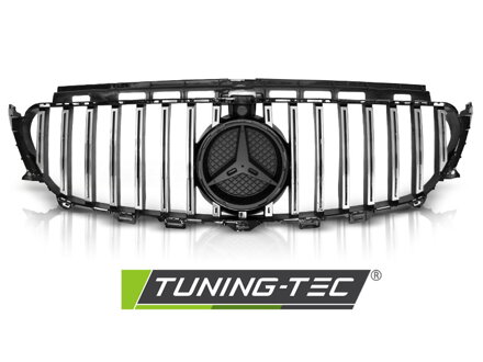 Predná maska Mercedes W213 16-19 Chrome Black