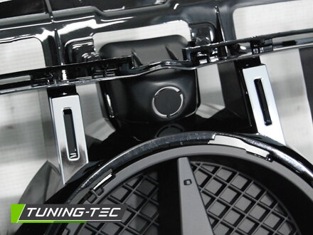 Predná maska Mercedes W213 16-19 Chrome Black