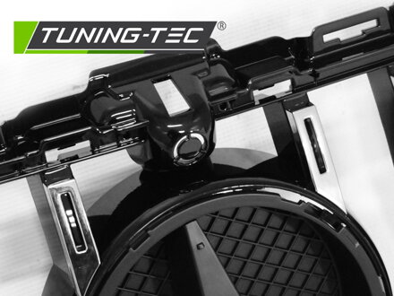 Maska Mercedes W205 14-18 GT Glossy Black Chrome