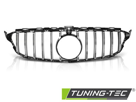 Maska Mercedes W205 18- GT Black Chrome