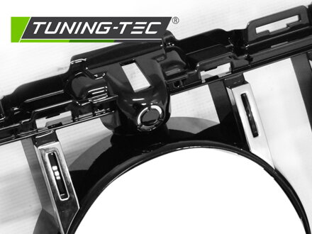 Maska Mercedes W205 18- GT Black Chrome