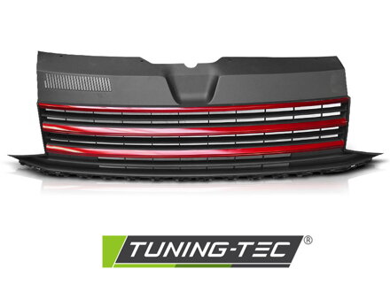 Predná maska VW T6 15-19 Black Red