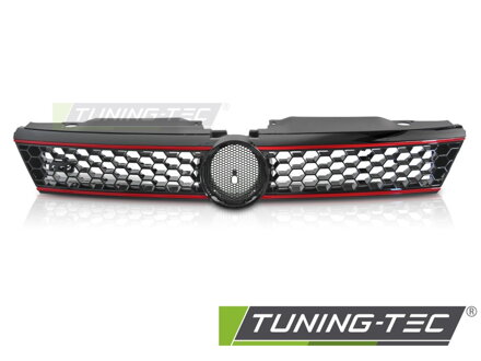 Predná maska VW Jetta 11-14 Glossy Black Red