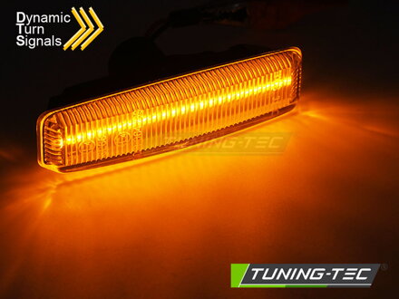 Bočné smerovky BMW E39 Smoke Dynamic LED