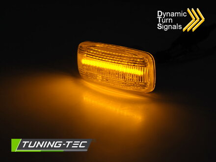 Bočné dynamické LED smerovky Grand Cherokee 300C Clear