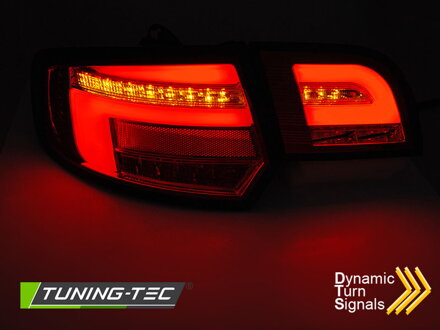 Zadné svetlá Audi A3 8P 5D Sportback Red Smoke LED