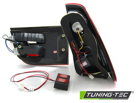 Zadné svetlá BMW E53 X5 99-03 Red White Led Bar