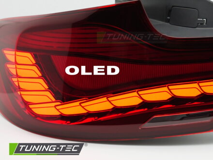 Zadné OLED svetlá BMW 2 F22 F23 F87 Red