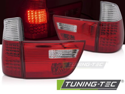 Zadné svetlá BMW E53 X5 99-03 Red White LED Zadné svetlá BMW E53 X5 99-03 Red White LED