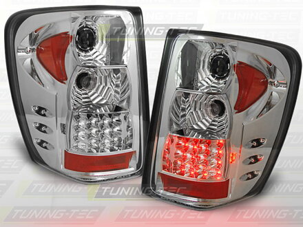 Zadné svetlá Jeep Grand Cherokee 99-05 Chrome Led Zadné svetlá Jeep Grand Cherokee 99-05 Chrome Led
