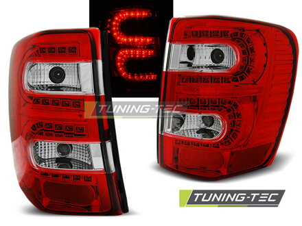 Zadné LED svetlá Jeep Grand Cherokee 99-05 Red White