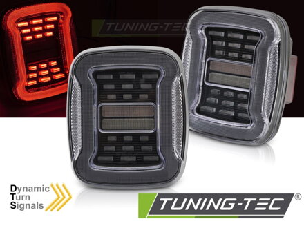 Zadné svetlá Jeep Wrangler YJ TJ 91-06 White LED Zadné svetlá Jeep Wrangler YJ TJ 91-06 White LED