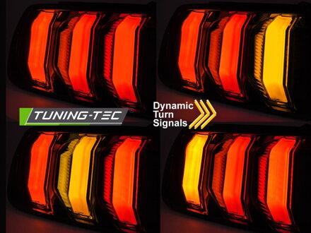 Zadné svetlá Ford Mustang 14-22 Smoke LED