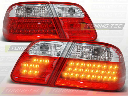 Zadné svetlá Mercedes W210 E Red White LED Zadné svetlá Mercedes W210 E Red White LED
