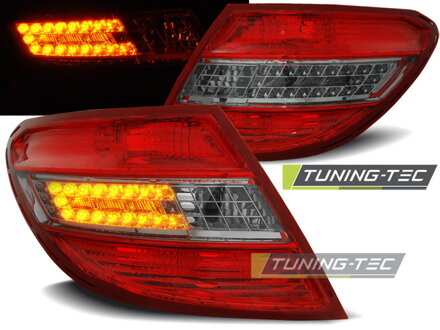 Zadné svetlá Mercedes C W204 Sedan 07-10 Red Smoke Led Zadné svetlá Mercedes C W204 Sedan 07-10 Red Smoke Led
