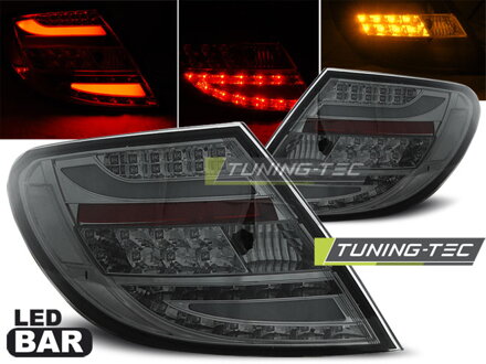 Zadné svetlá Mercedes W204 Sedan 07-10 Smoke Led Bar Zadné svetlá Mercedes W204 Sedan 07-10 Smoke Led Bar