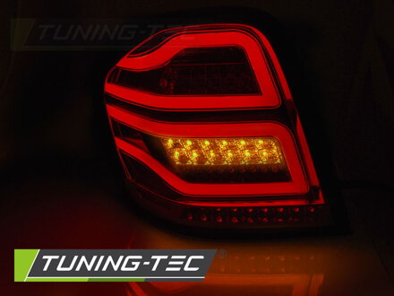 Zadné svetlá Mercedes ML W164 05-08 Red White LED