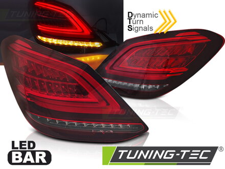 Zadné svetlá Mercedes C W205 14-18 Red White Led Zadné svetlá Mercedes C W205 14-18 Red White Led